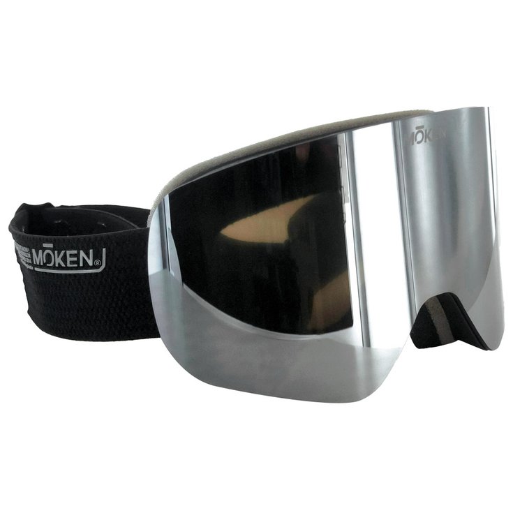 

Горнолыжные очки, цвет: черный, серебристый, серый, вспышка, серебристый + оранжевый, вспышка, серебристый Moken Vision
