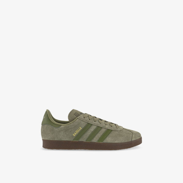 

Газель 85 кроссовки из замши на низком ходу Adidas, зеленый