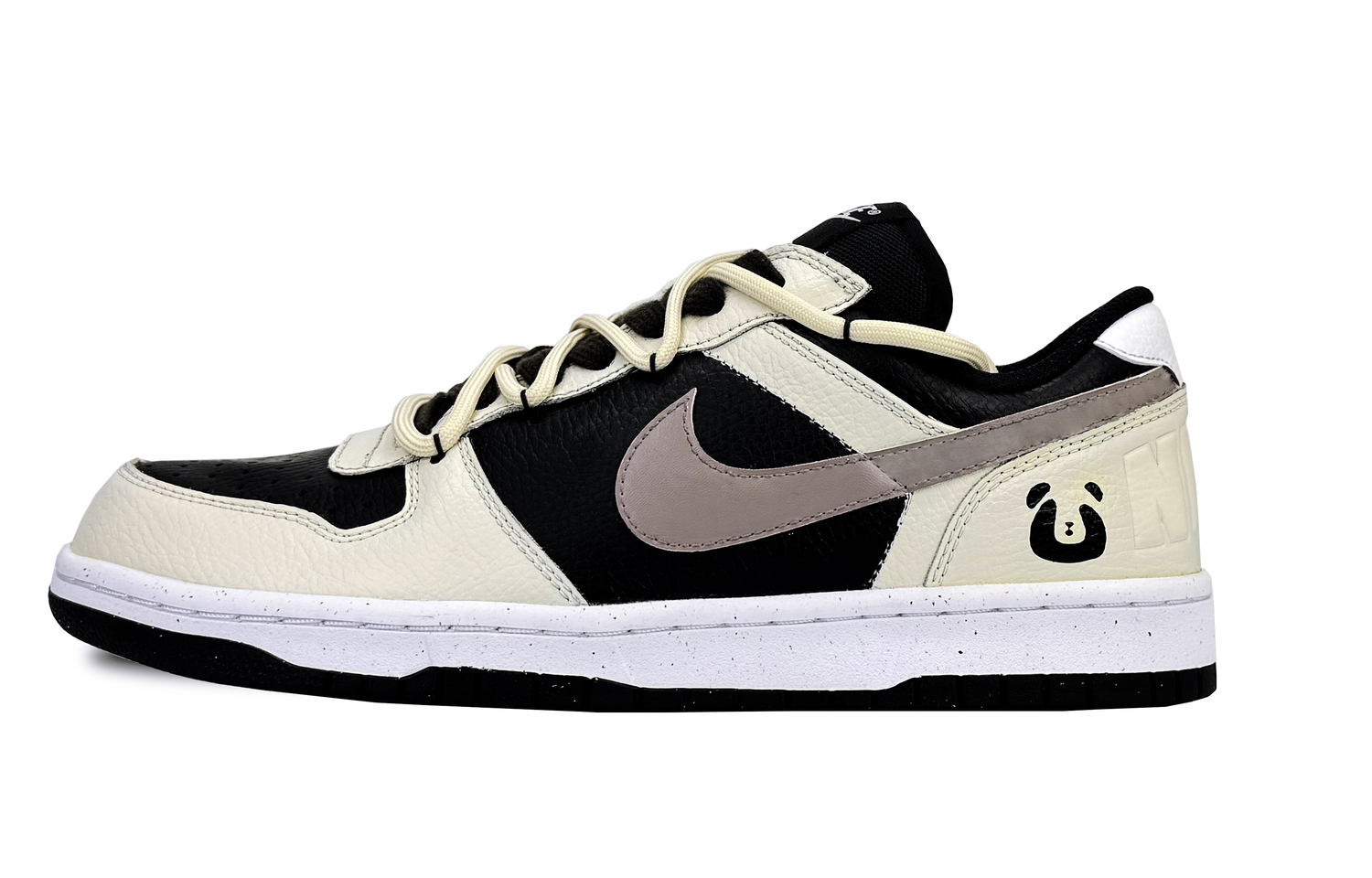 

Nike Мужские низкие скейтборд-кроссовки с высокой износостойкостью и противоскользящим покрытием, черный, розовые и бежевые