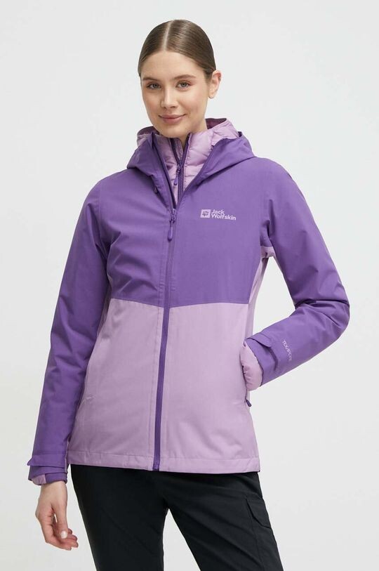 

Куртка Weiltal 2L для отдыха на открытом воздухе Jack Wolfskin, фиолетовый