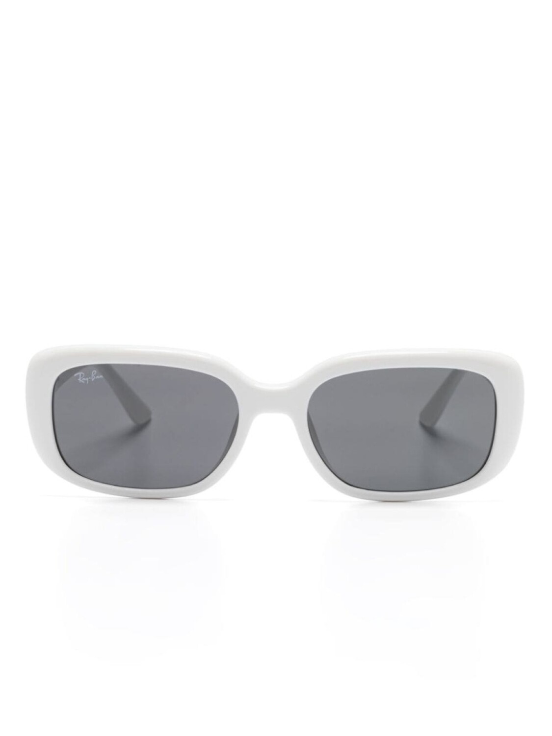 

Ray-Ban солнцезащитные очки в массивной оправе, белый