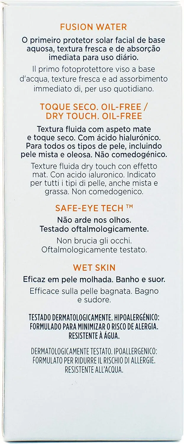 Солнцезащитный крем для лица ISDIN Fotoprotector Fusion Water SPF50+ 50 мл — фото 2