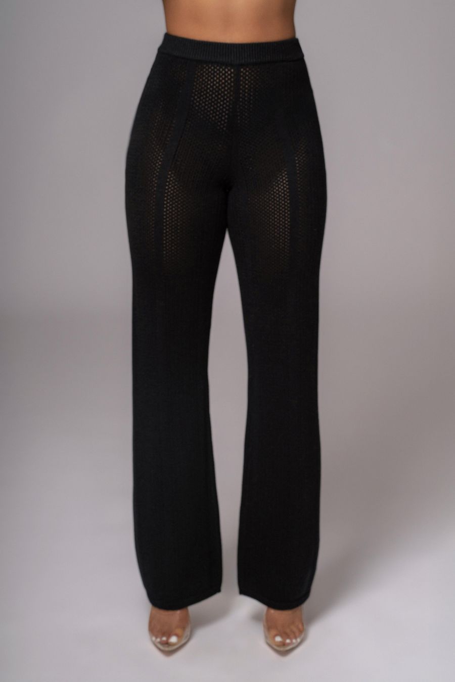 

Женские вязаные брюки-свитер Fortuna JLUXLABEL, Black