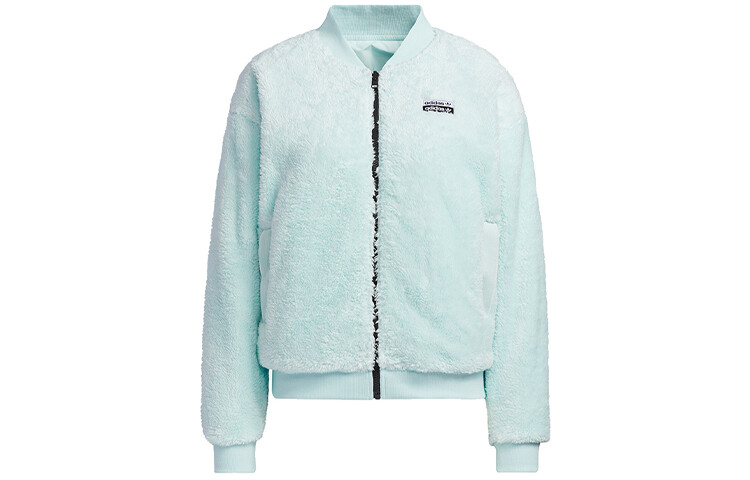 Женская бархатная куртка RYV, цвет мятно-зеленый Adidas Originals — фото 2