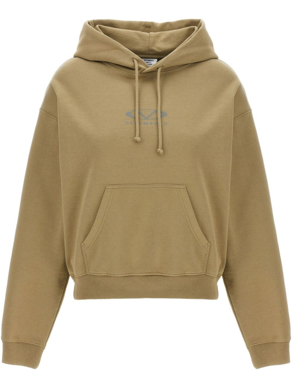 

VETEMENTS худи с логотипом, коричневый