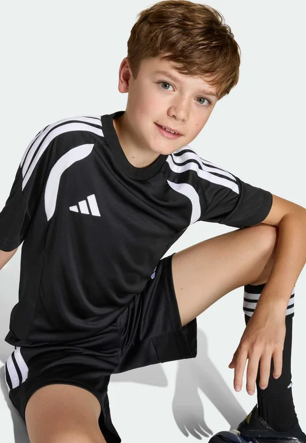 Спортивная футболка унисекс tiro league Adidas Performance, Black White — фото 3