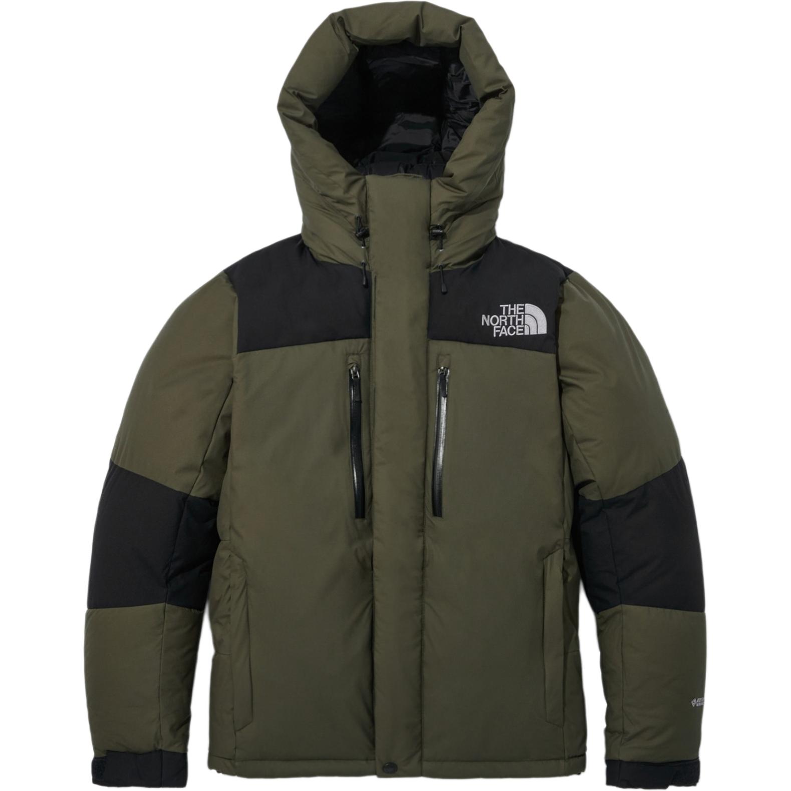 

Пуховик унисекс армейский зеленый The North Face, зеленый