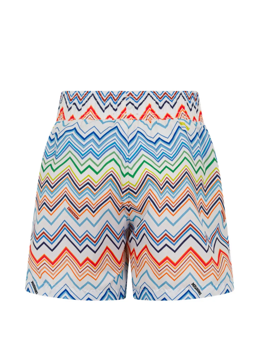 Шорты с зигзагообразным узором Missoni Kids, белый — фото 2