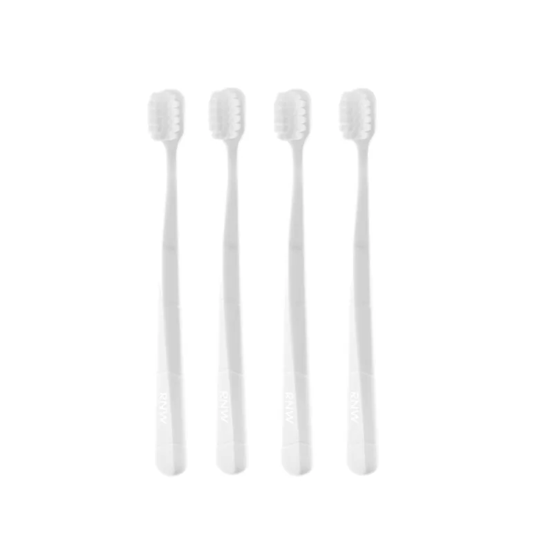 RNW Ультрамягкая зубная щетка для защиты десен, 4 шт, Large Head Gray Toothbrush *2+Small Head Gray Toothbrush *2 — фото 4