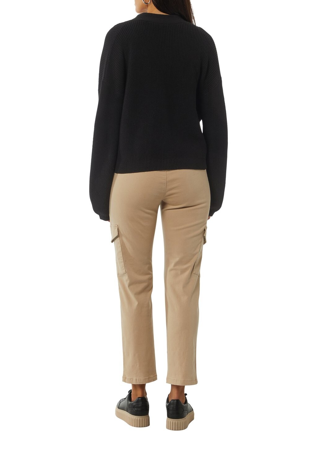 

Кардиган BOXY VOLUMINÖSEN ÄRMELN comma casual identity, черный