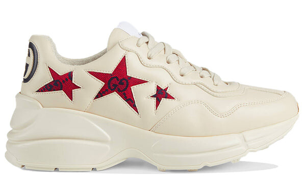 Кроссовки 520 rhyton star 'white red' Gucci, белый — фото 2