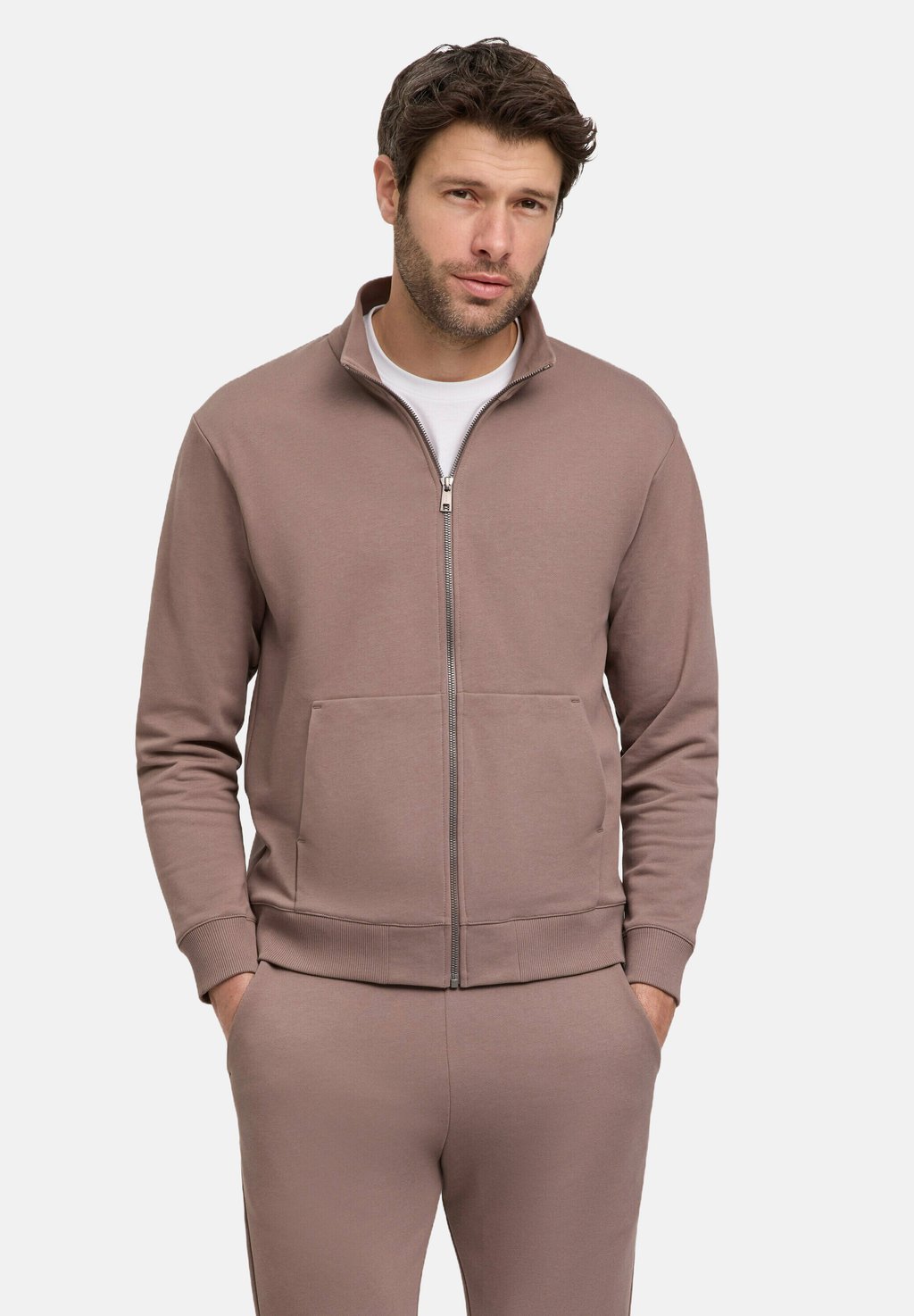 

Толстовка на молнии FALKE, коричневый
