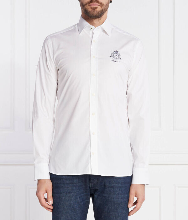 

Рубашка мужская Hackett London хлопковая, белый
