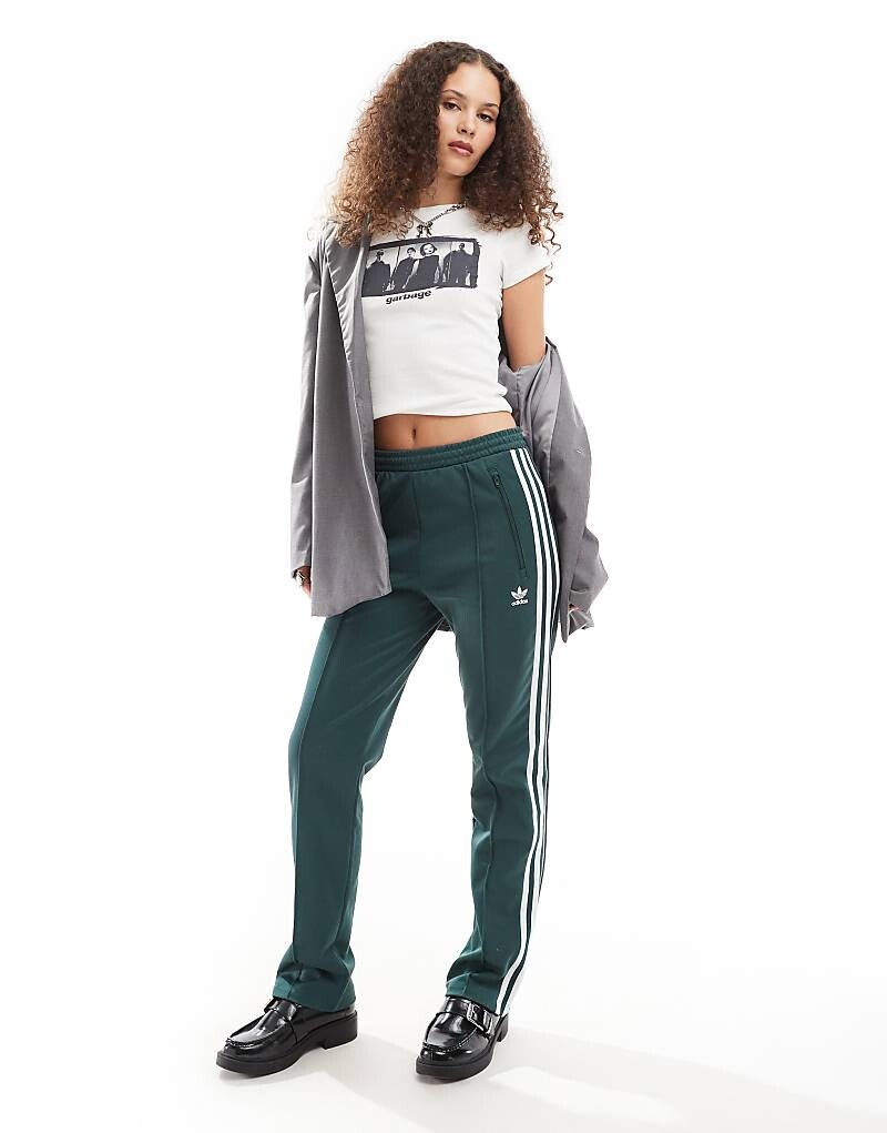 

adidas Originals – Beckenbauer – Зеленые спортивные штаны