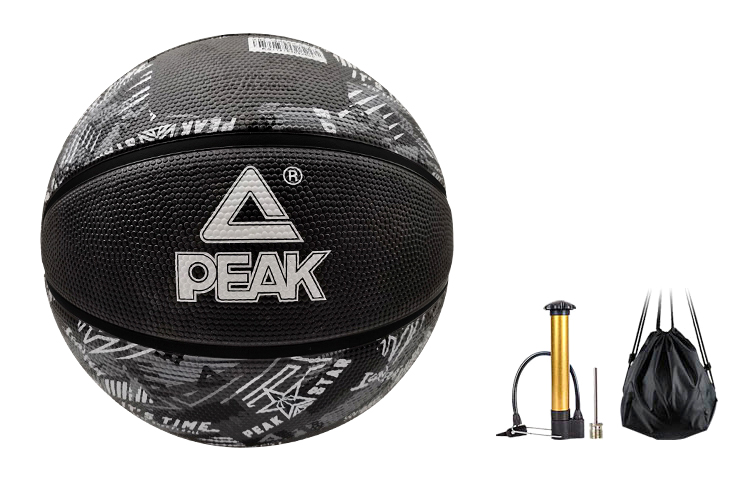 

PEAK Резиновый баскетбольный мяч blue gray размер 7 тренировочный unisex