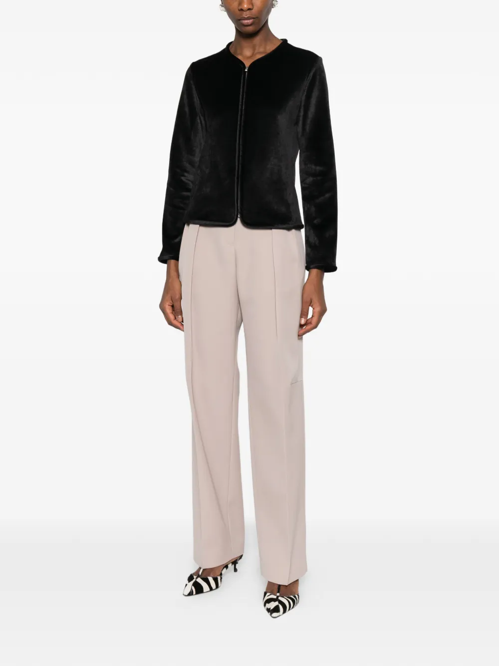 Вельветовая куртка на молнии Jil Sander, черный — фото 2