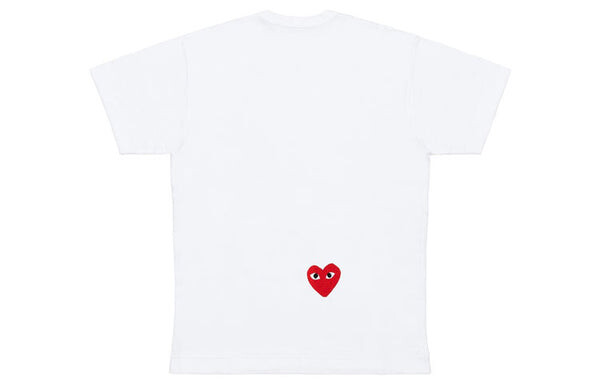Футболка x nike play together series t-shirt 'white' Comme Des Garcons Play, белый — фото 2