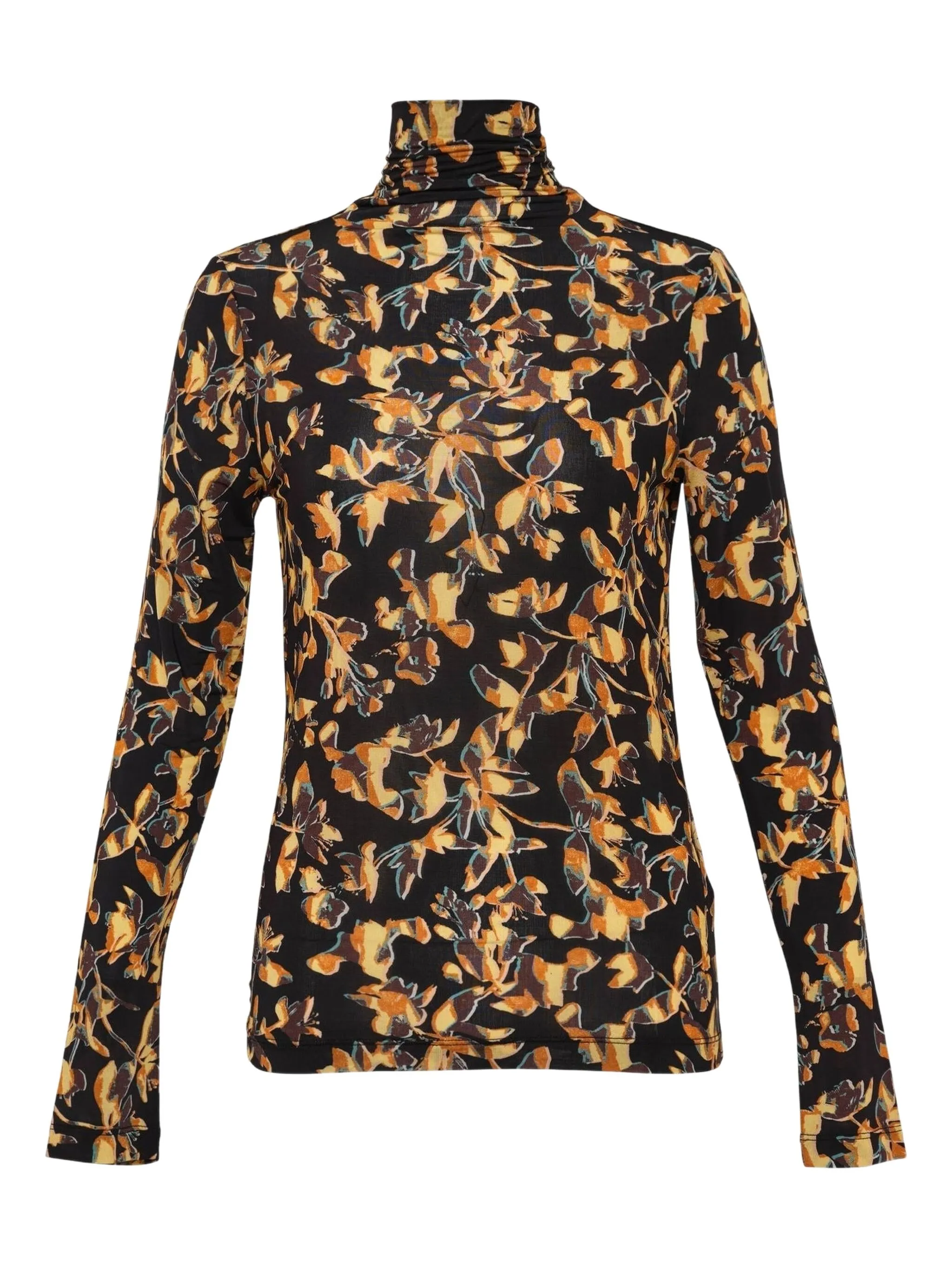 

Топ Aurelia с высоким воротником Ulla Johnson, черный