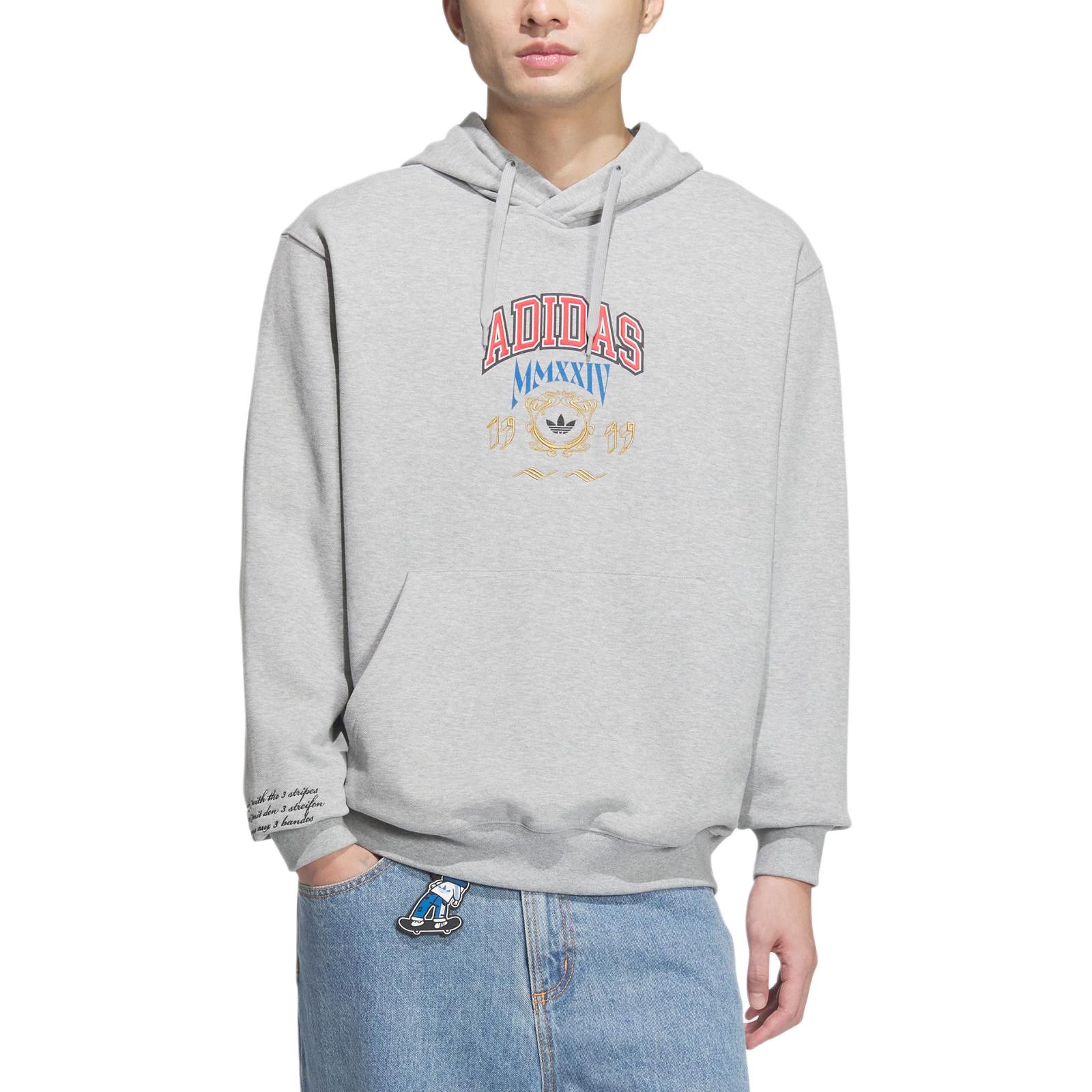 Футболка VRCT FW24 HD M мужская средняя серый меланж Adidas Originals — фото 3