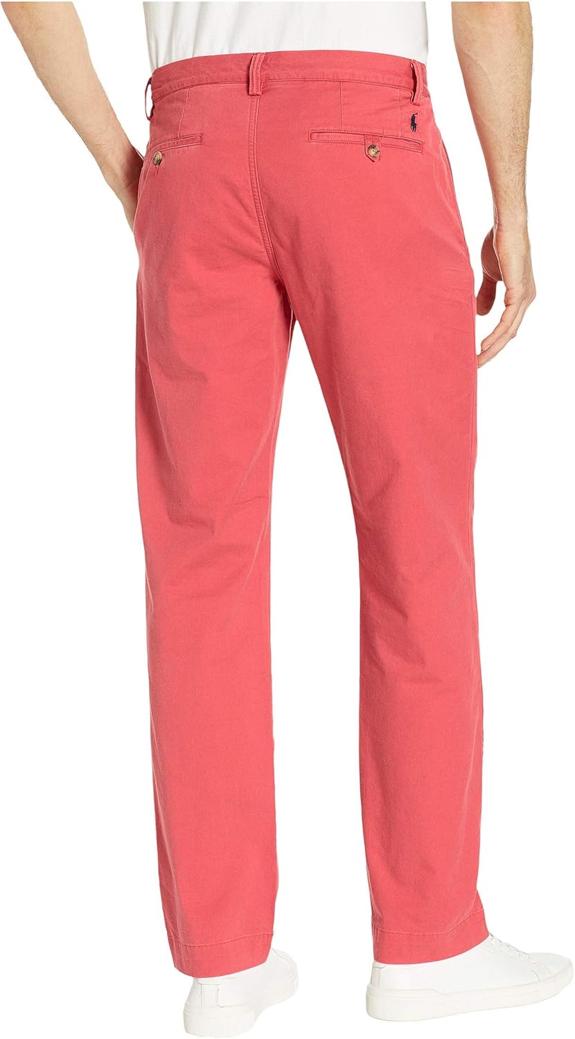 Прямые брюки-чинос с эффектом потертости и эластичной тканью POLO RALPH LAUREN, Nantucket Red — фото 3