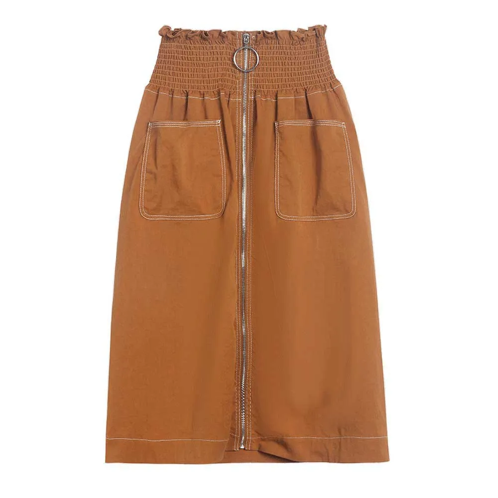 

Юбка Lily A-Line skirt, коричневый
