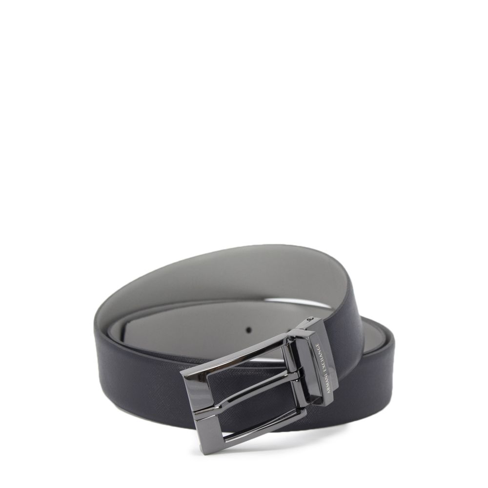 

Синий кожаный ремень Armani Exchange