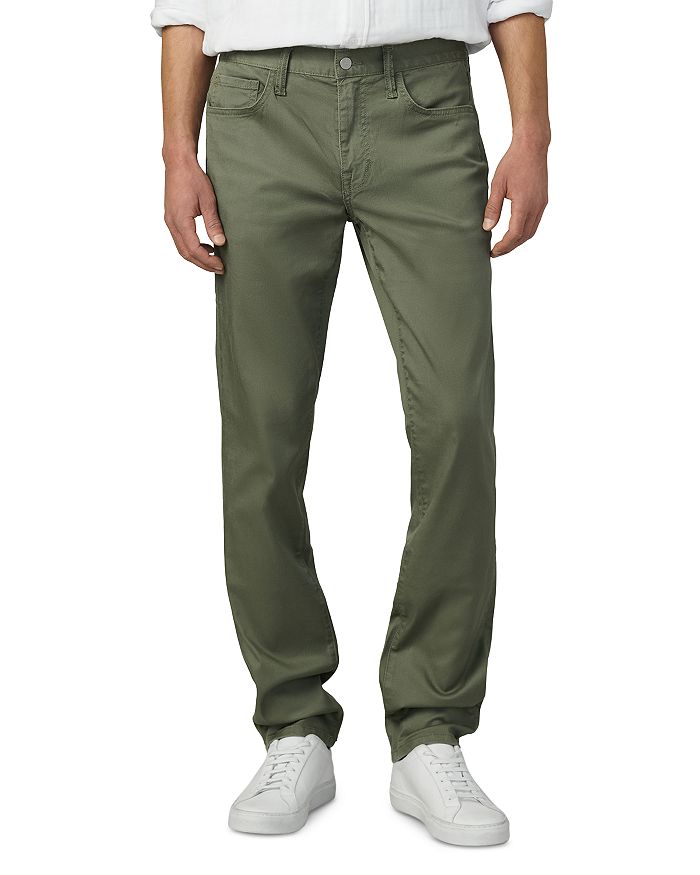 

Брюки прямые зауженные Brixton Straight Slim Twill Joe's Jeans, зеленый