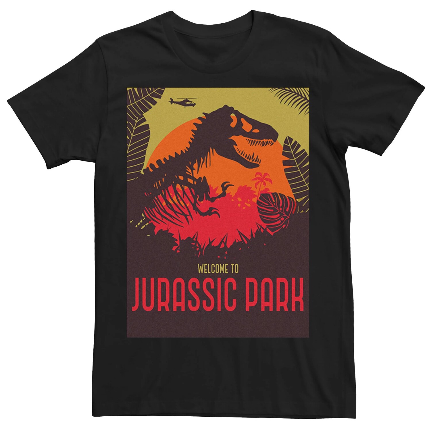 

Мужская футболка Jurassic Park Welcome T-Rex Sunset Licensed Character