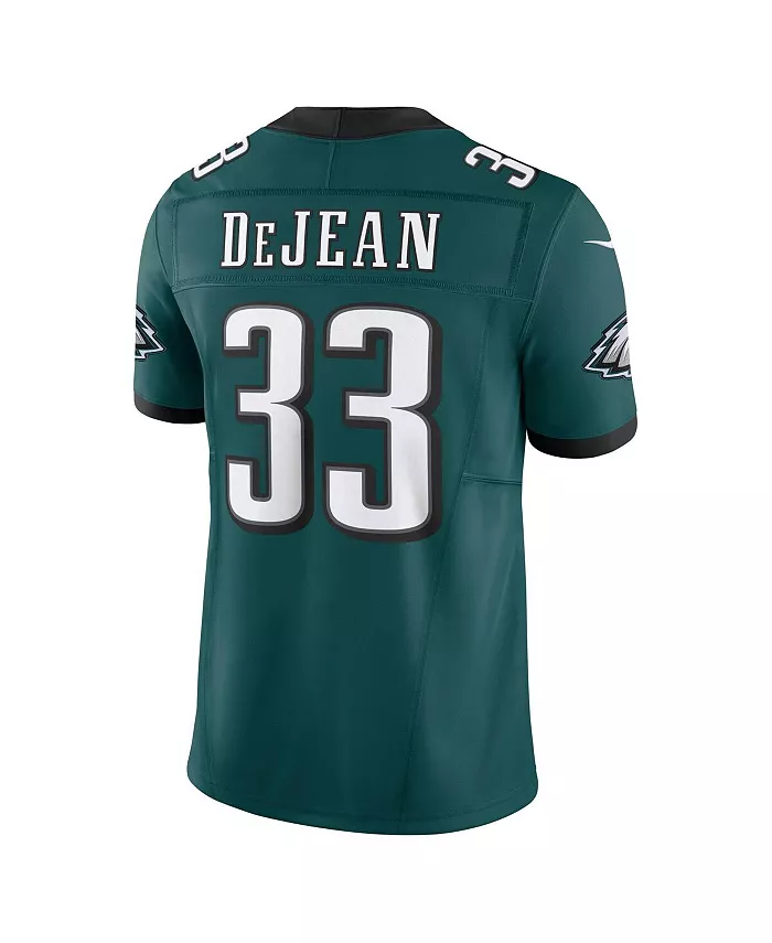 Мужская майка Cooper DeJean Midnight Green Philadelphia Eagles Team Vapor FUSE Limited Nike — фото 3