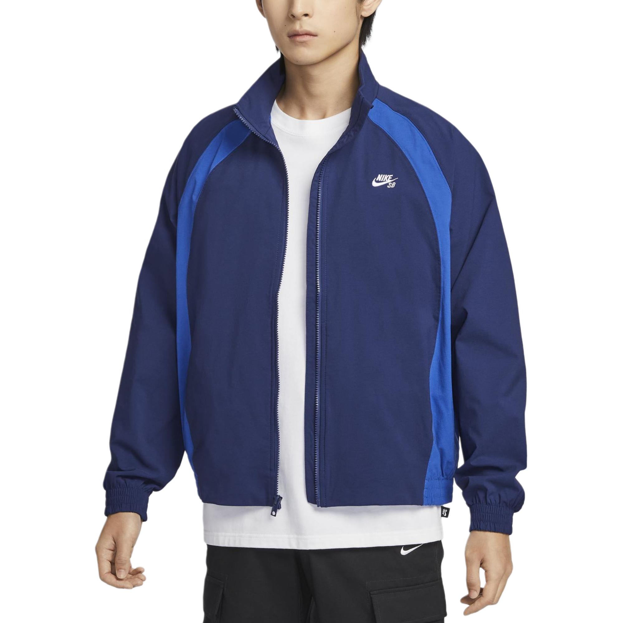 Nike Куртка мужская космический синий игровой королевский синий белый, Space Blue/Game Royal Blue/White — фото 3