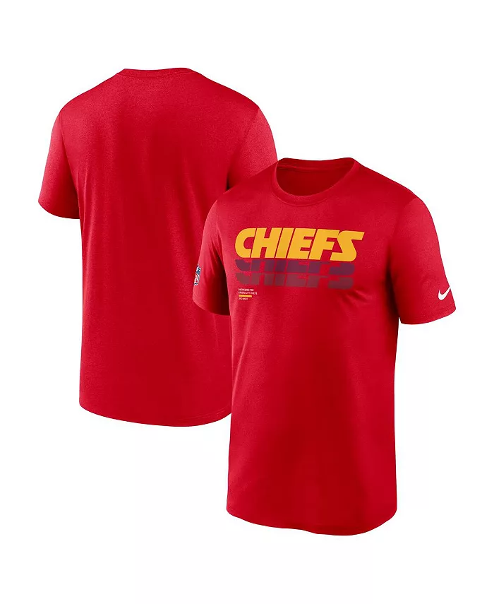 

Мужская красная футболка Kansas City Chiefs Sideline Legend Performance Nike
