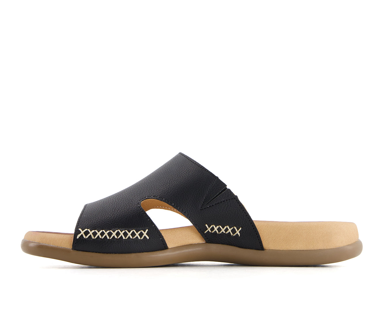 Andrea Women's Slip on Sandals, черный — фото 3