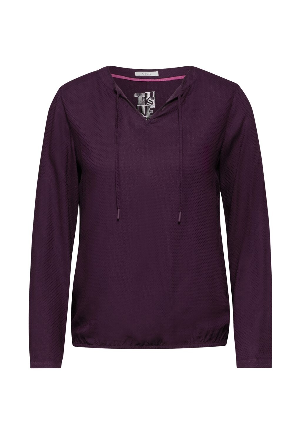 

Топ с длинными рукавами MIT ELASTISCHEM SAUM Cecil, цвет Mottled Berry