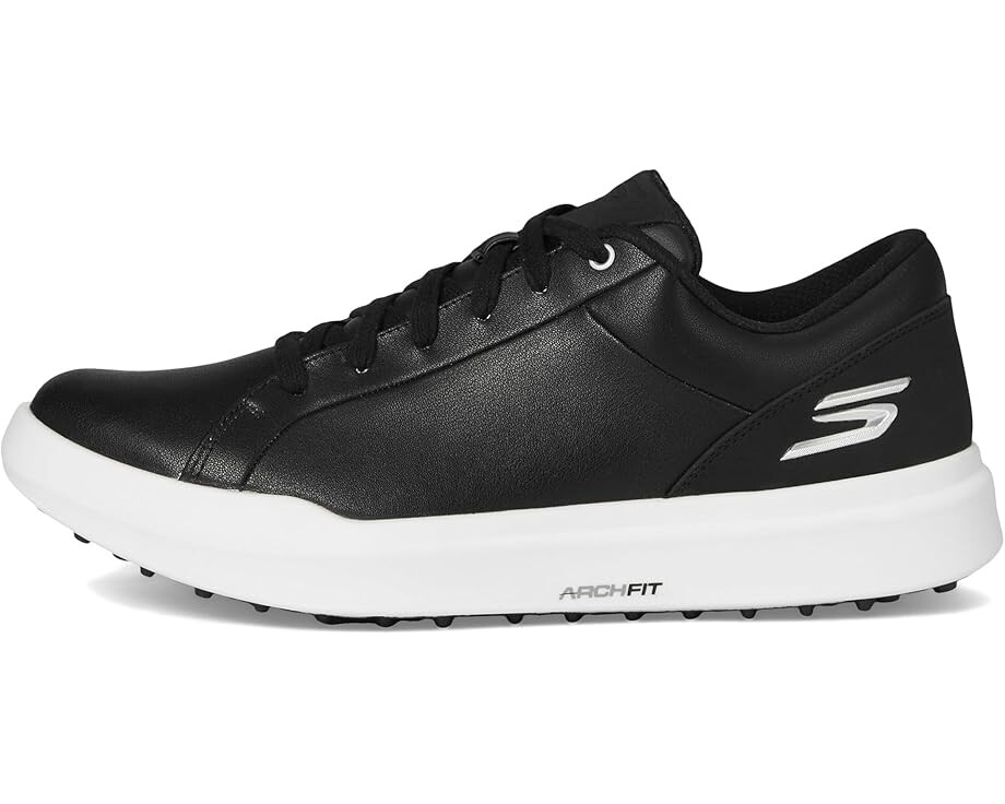Кроссовки Skechers GO GOLF Drive 6 Relaxed Fit Spikeless Golf Shoe, черный/белый — фото 4