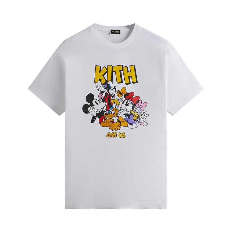 

Футболка Kith For Mickey & Friends It's All Love Vintage 'White', белый