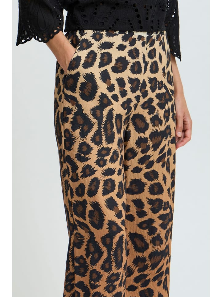 

B. young Повседневные брюки BYHINVA свободного кроя, черные