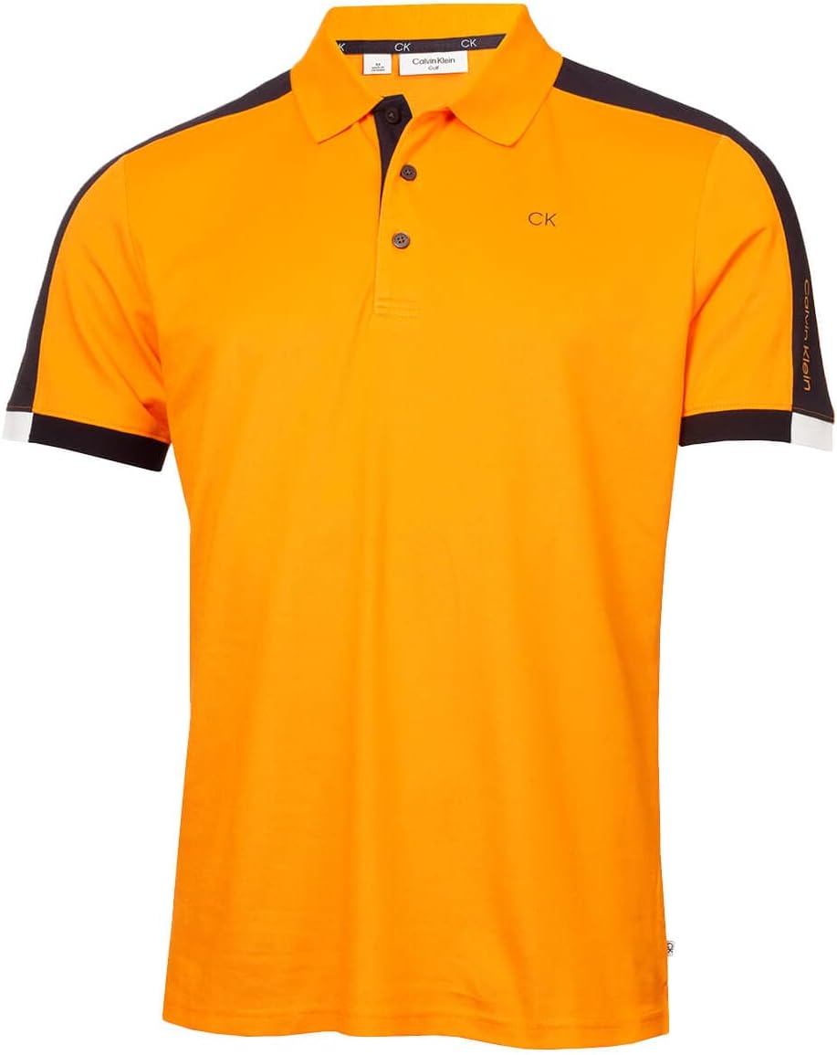 

Мужская влагоотводящая экологичная рубашка-поло для гольфа Calvin Klein Miles, Orange