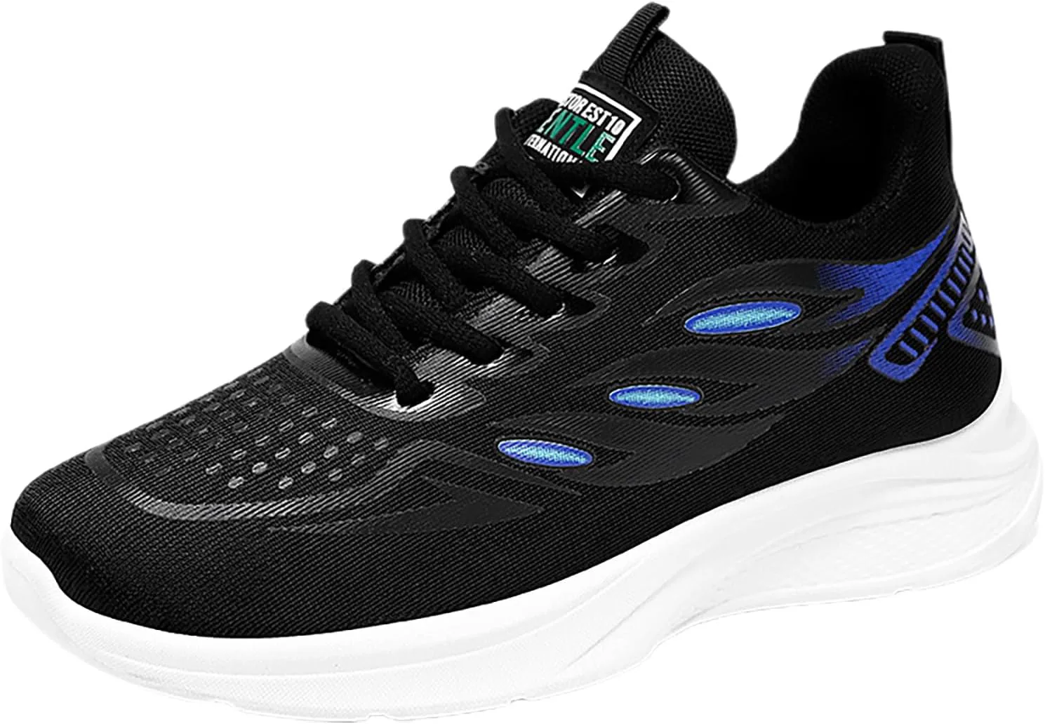 

Мужские новые кроссовки 2023 года Flyweave с мягкой подошвой, повседневная обувь из сетки, дышащие мужские легкие кроссовки для прогулок и походов на открытом воздухе Generic, синий