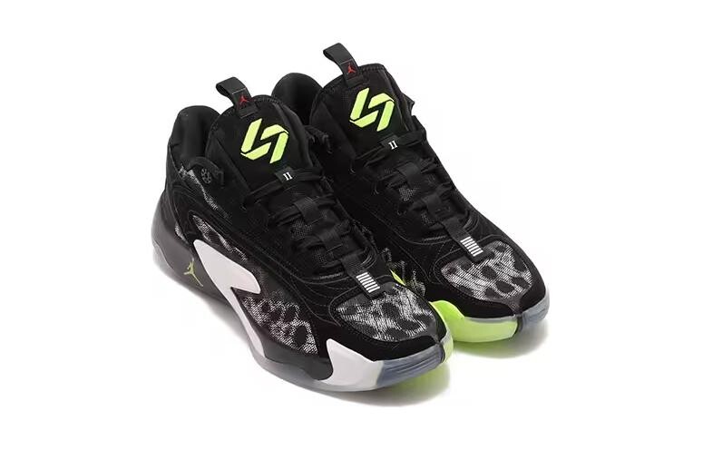 Кроссовки Jordan Luka 2 Black Volt GS, черный/белый — фото 4