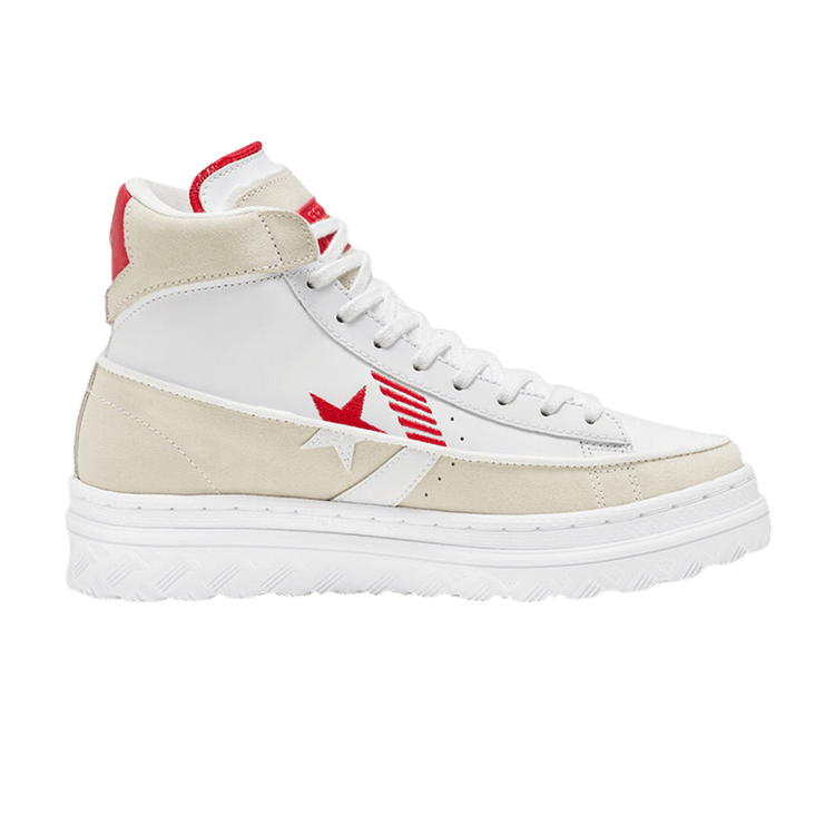 

Кроссовки Converse Pro Leather X2 High 'Rivals Pack - White University Red', белый