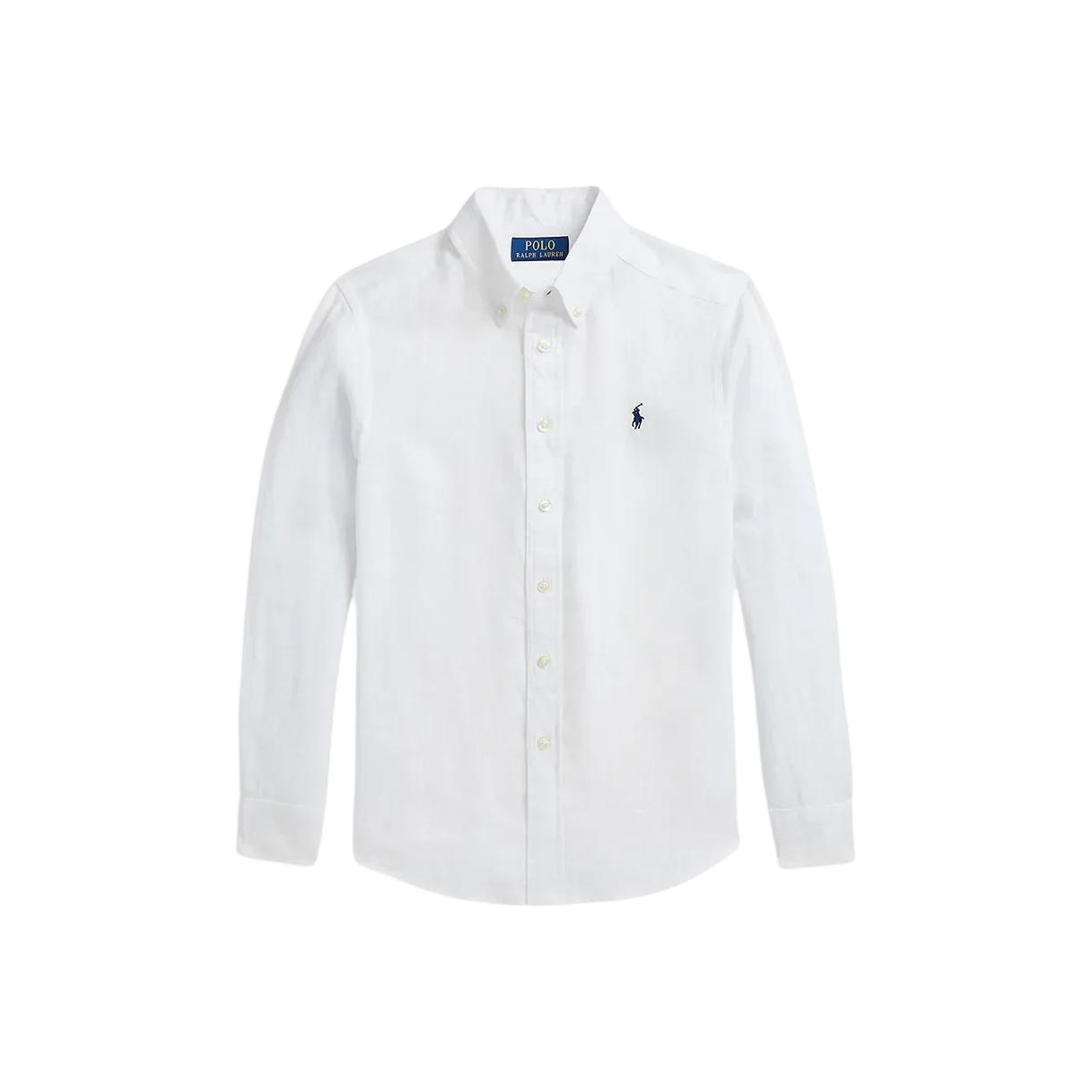 

Polo Ralph Lauren Однотонная рубашка весна-осень детская белая