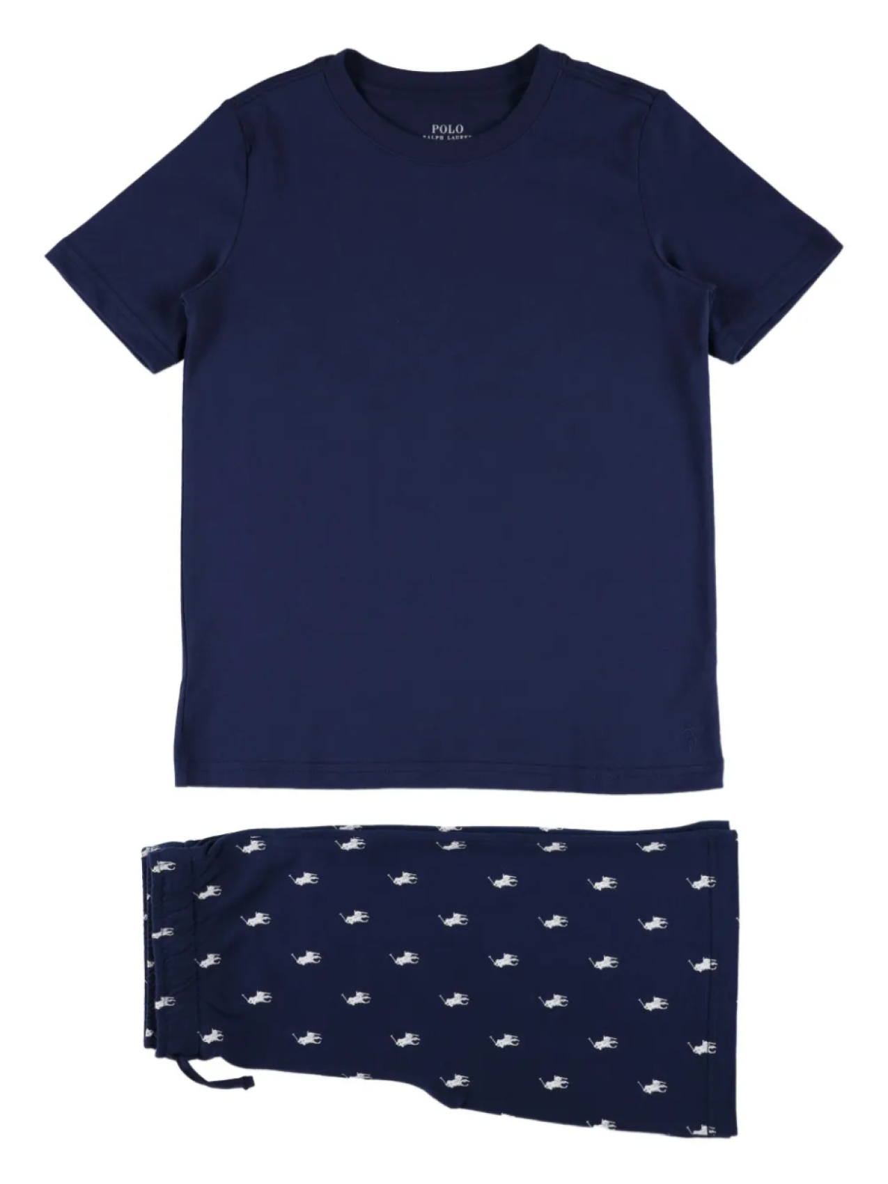 

POLO RALPH LAUREN KIDS хлопковая пижама, синий