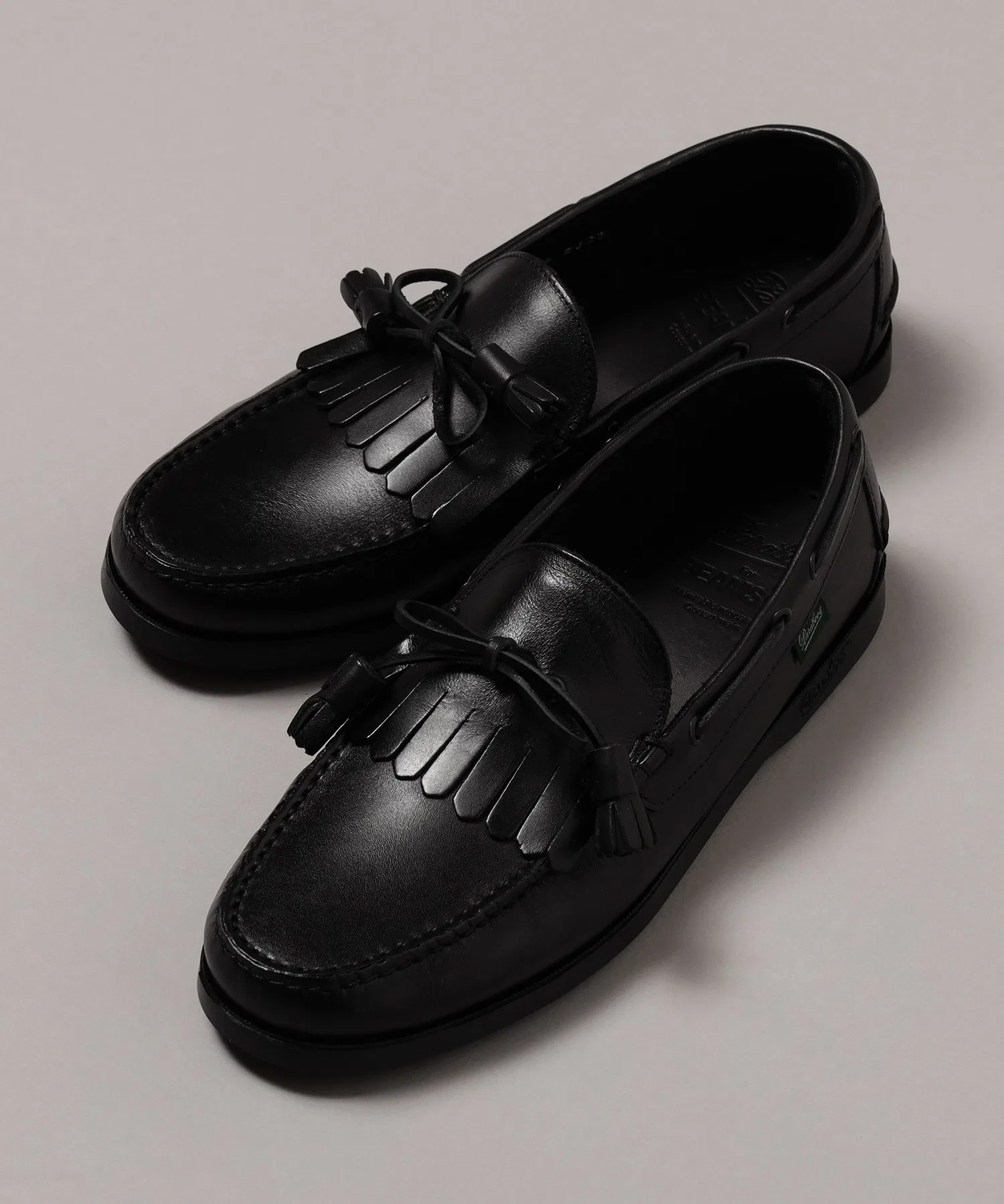 Paraboot / Эксклюзивные стеганые лоферы с кисточками