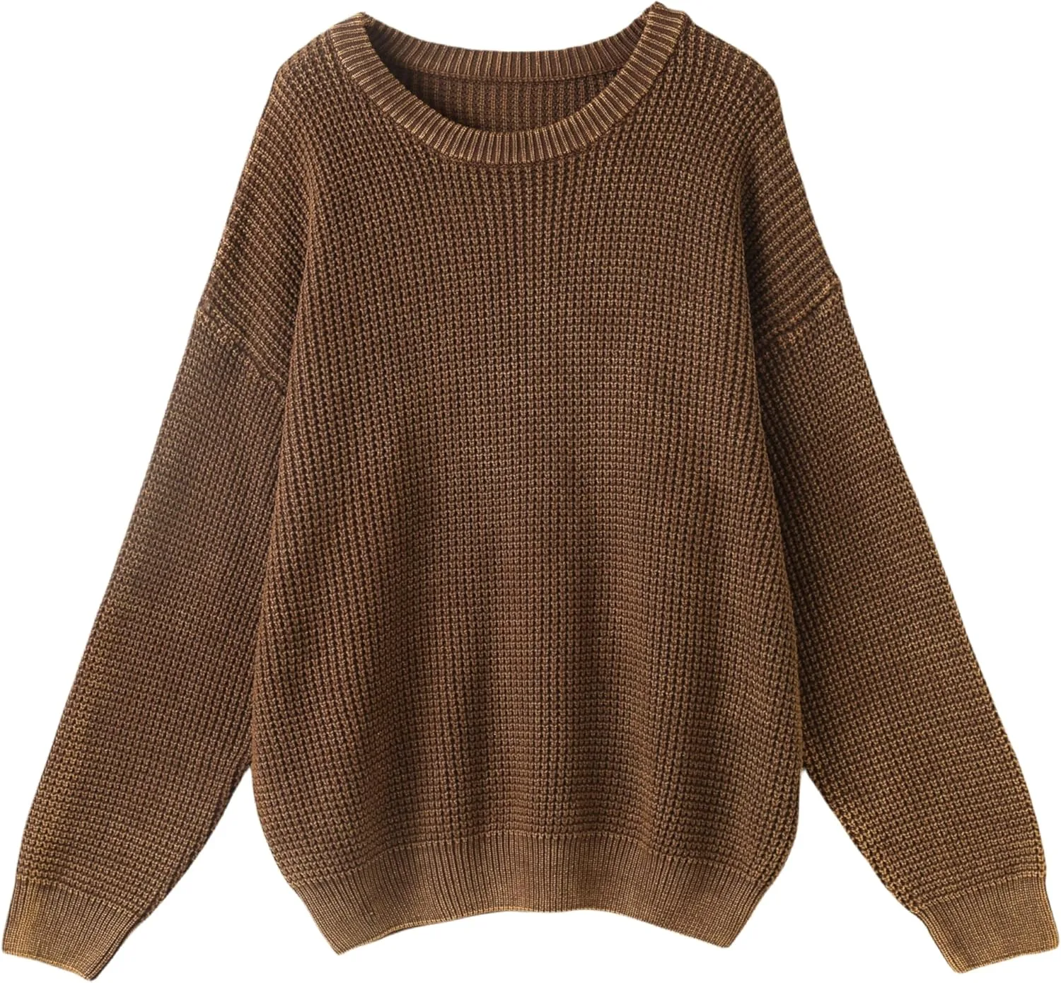 

Мужской свитер грубой вязки Needle Washed, простой свободный