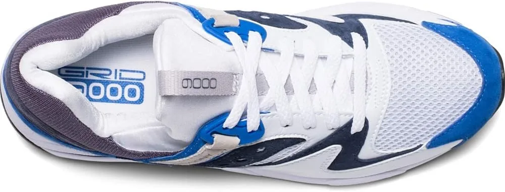 Мужские кроссовки Saucony Grid 9000, белый/синий — фото 4