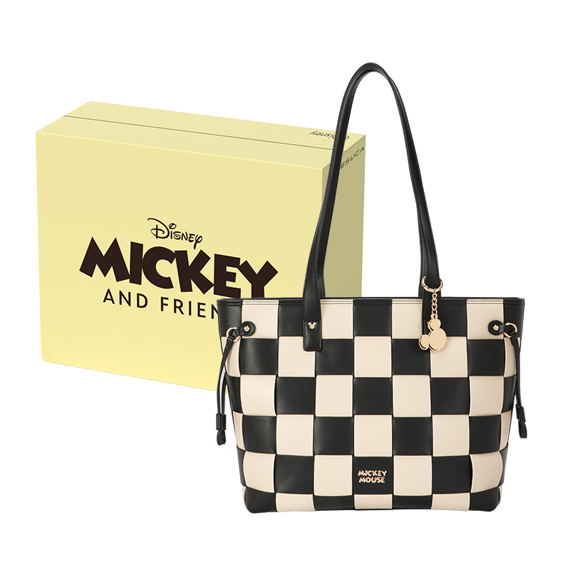 

Disney Сумка тоут из искусственной кожи, Mickey Mouse, Checkerboard