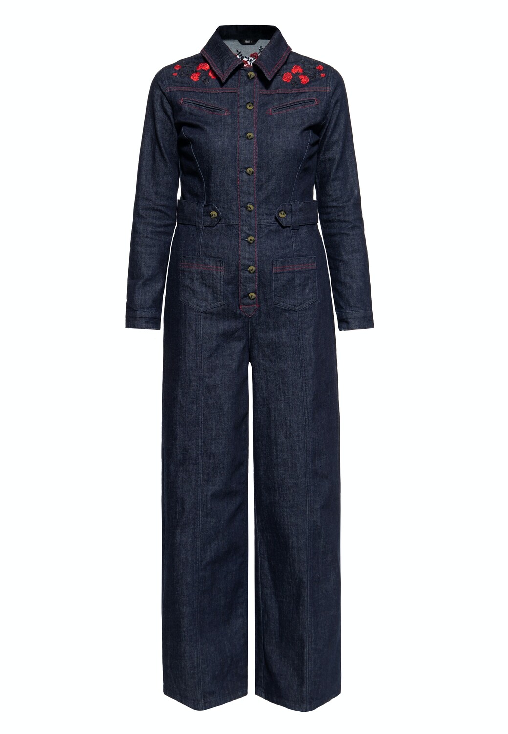 

Комбинезон Queen Queen Western Roses, цвет Denim