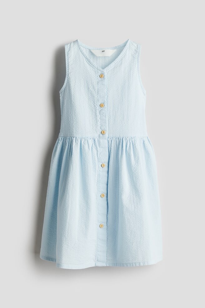 

Платье из хлопка H&M, голубой
