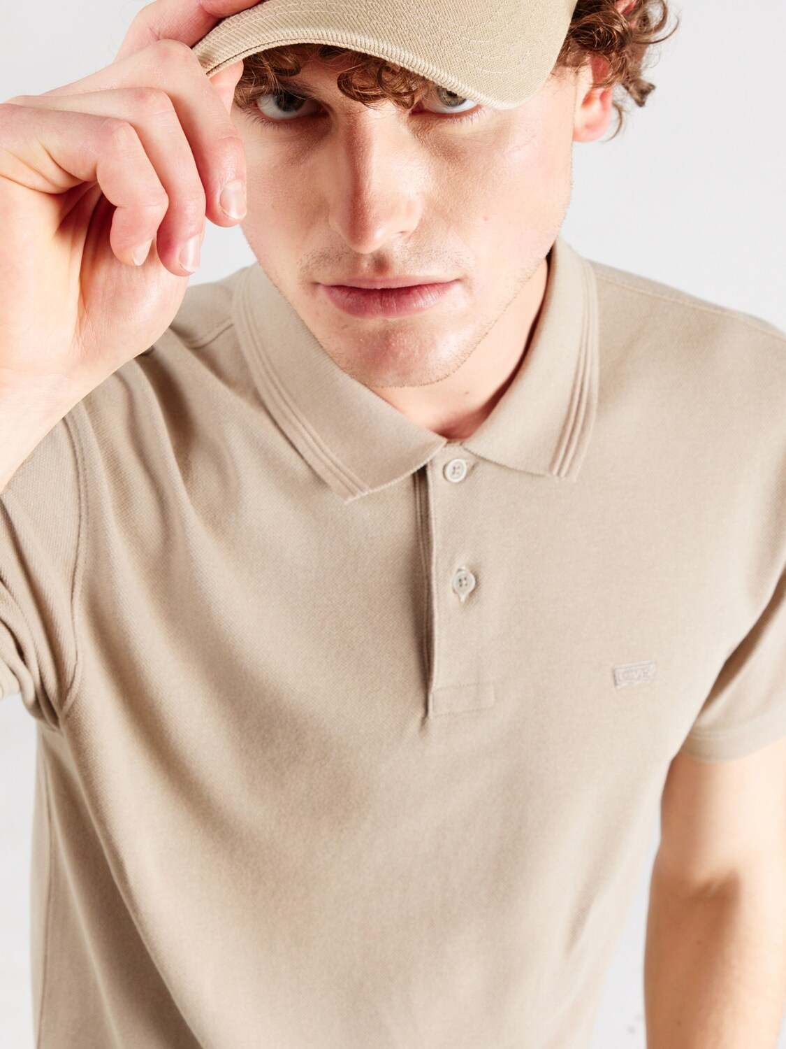 LEVI'S  Футболка 'Original Polo' в цвете Sand — фото 2
