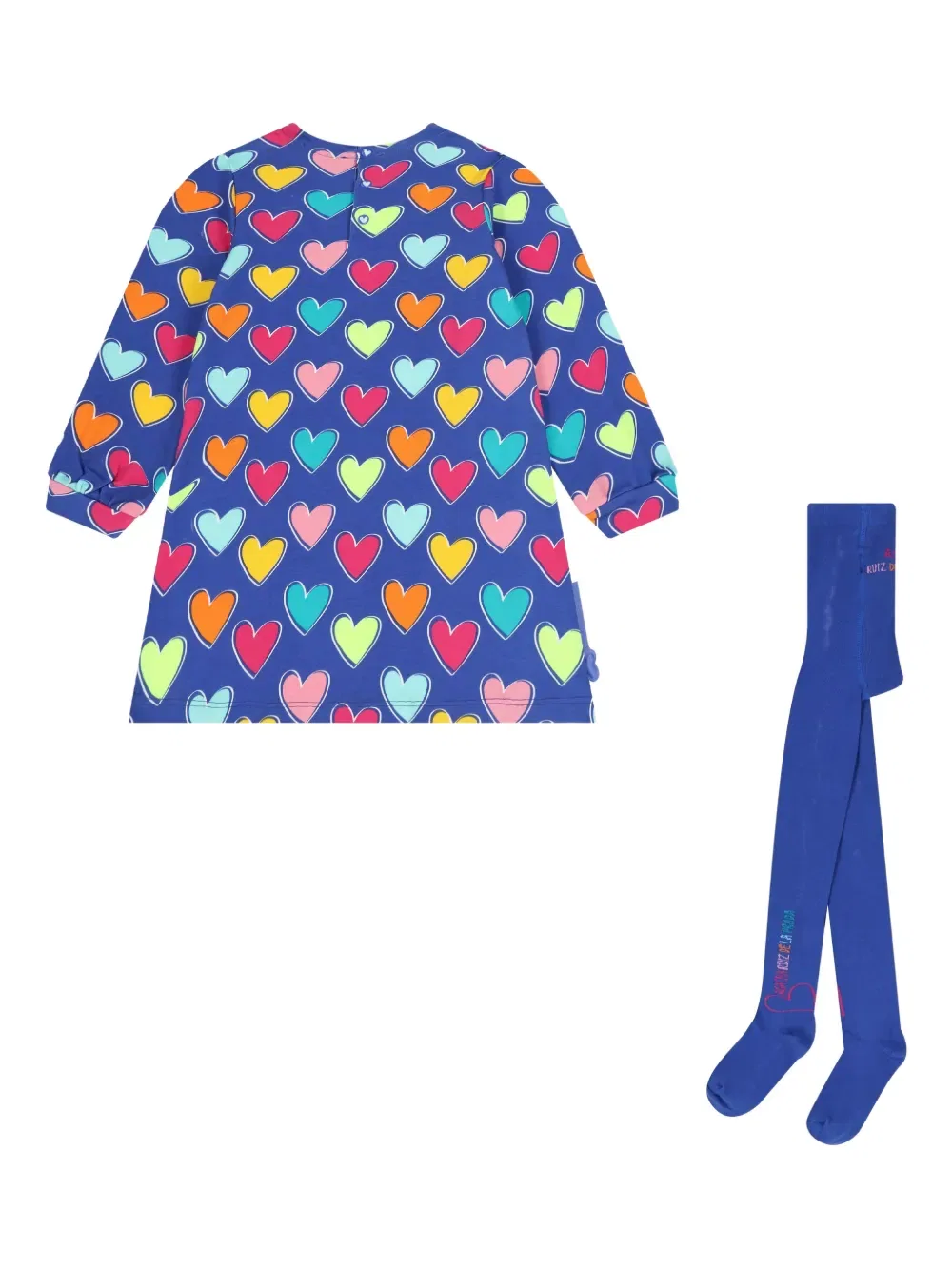 Комплект из платья и колготок с принтом Agatha Ruiz De La Prada, синий — фото 2